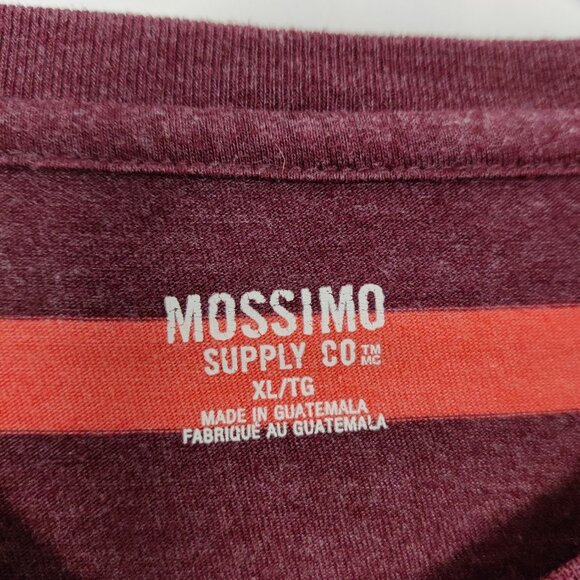 Mossimo Supply Co. Women's Top Size XL Striped Red Orange Lightweight Casual - Picture 2 of 8